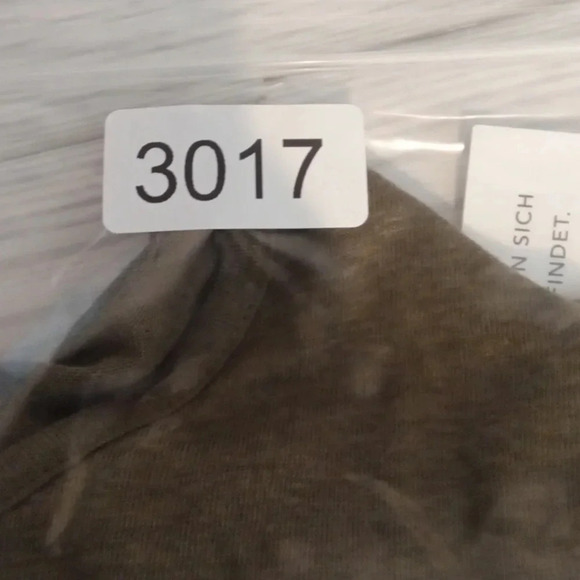 Wrap London Tunic blouse 100% linen olive green women's size 8 - Picture 10 of 10